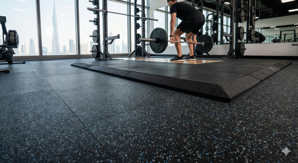 Gym flooring dubai