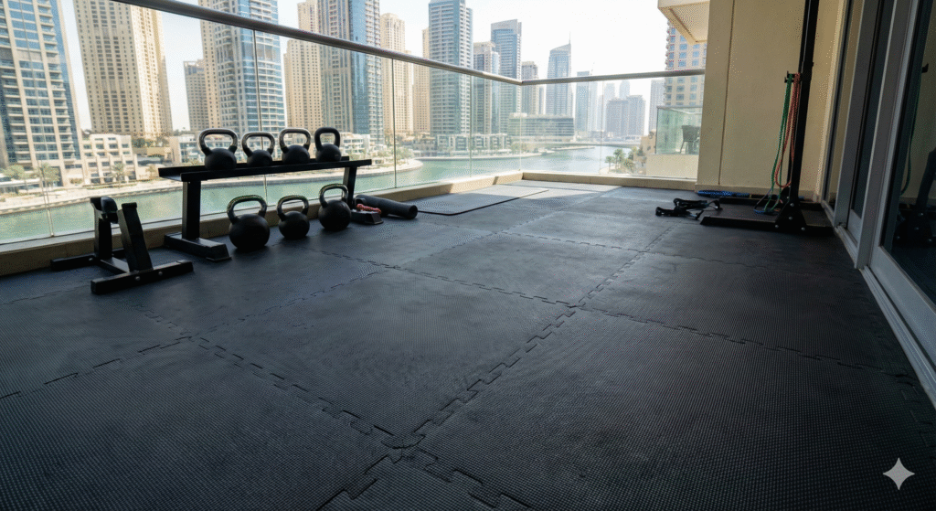 Gym flooring dubai