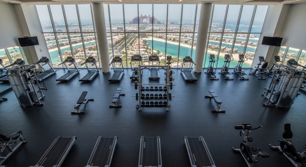 Vinyl Gym Flooring in JLT