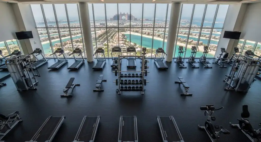 Vinyl Gym Flooring in JLT