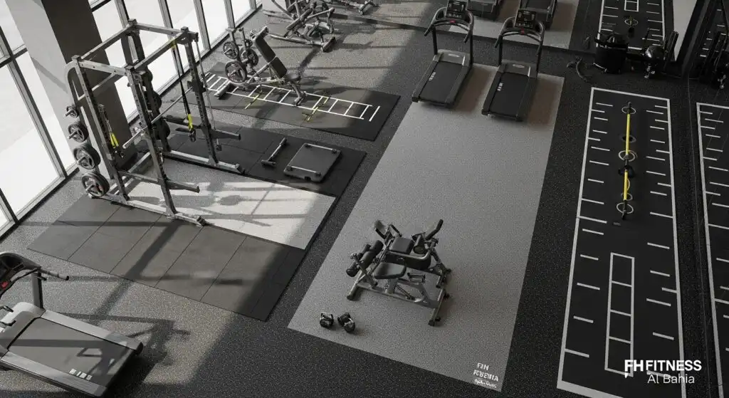 Gym Flooring in Al Bahia